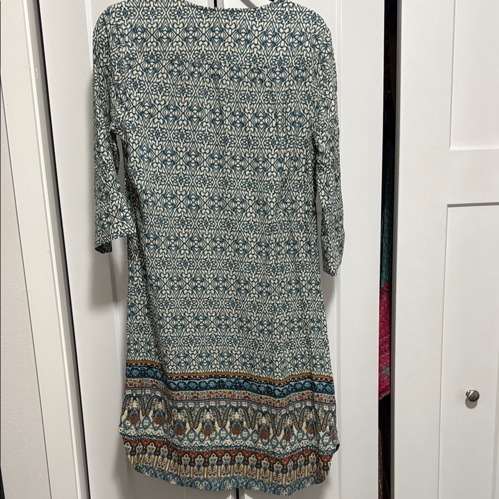 Carre Noir  Bohemian Patterned Dress with Tassels - Picture 6 of 6